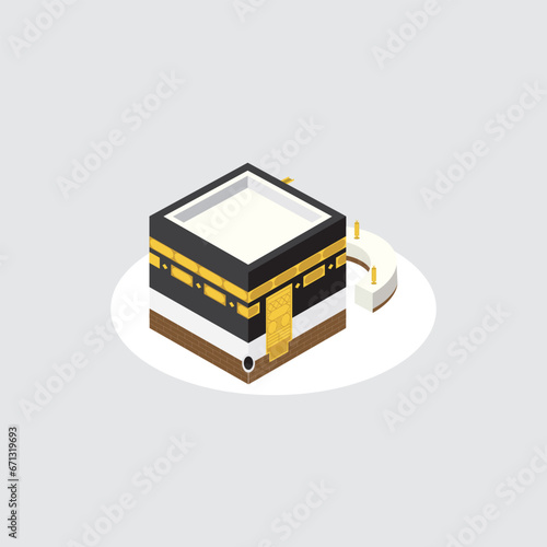 The Holy Kaaba, often simply referred to as the Kaaba, is a sacred and central religious structure located within the Masjid al-Haram (the Grand Mosque) in the city of Mecca, Saudi Arabia.