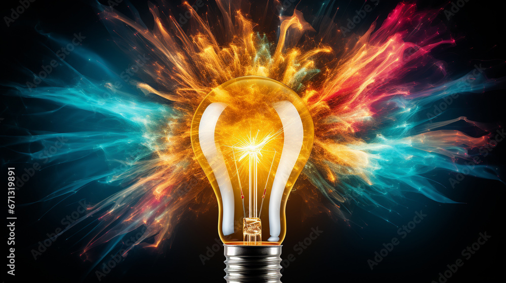 glowing bulb glowing bulb
