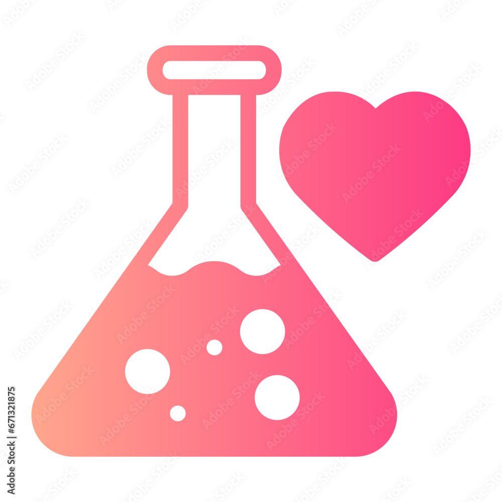 love potion gradient icon love potion gradient icon