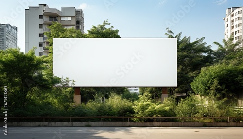 Capture Attention with our Blank Billboard in a Prominent Building Location