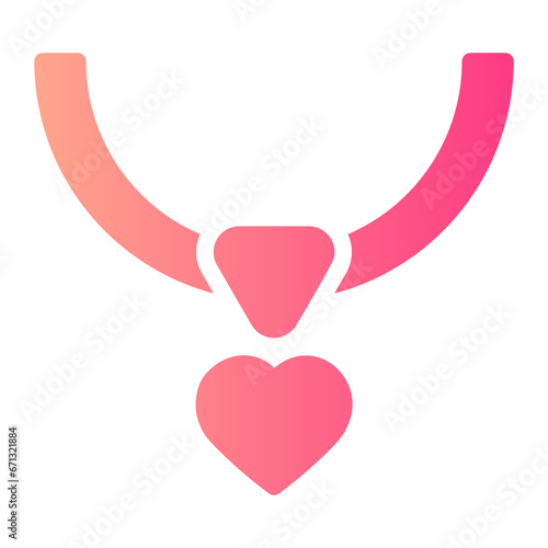 necklace gradient icon