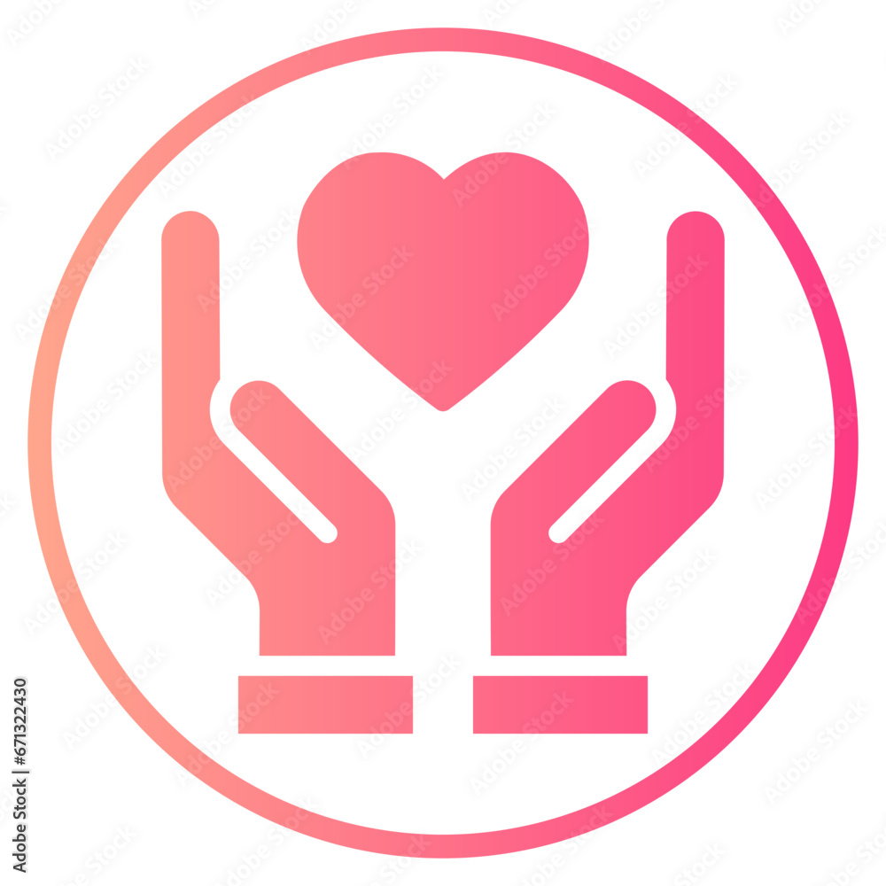hands gradient icon hands gradient icon