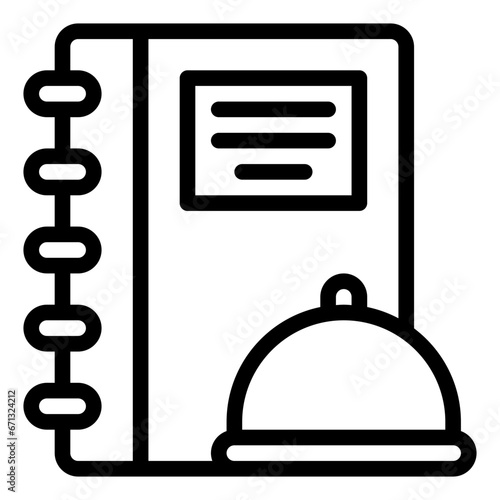 Restaurant outline icon