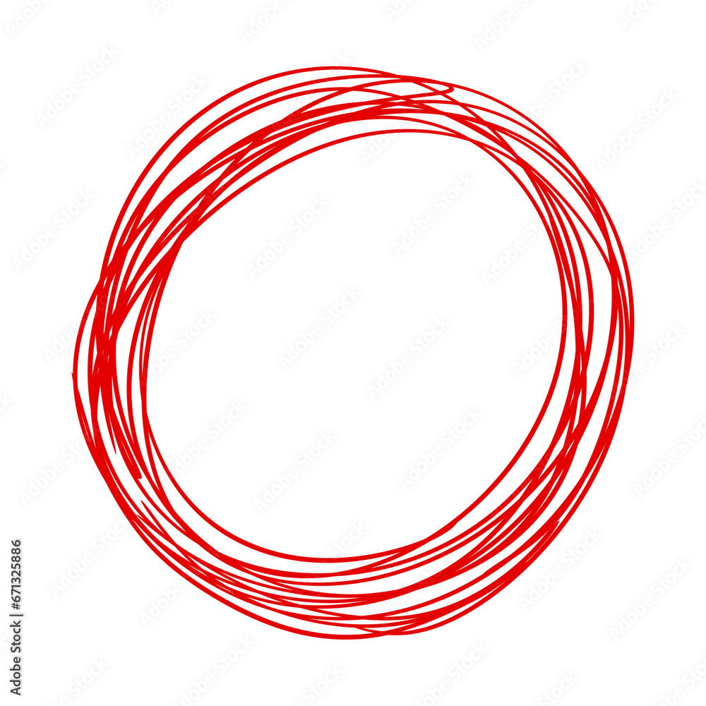 round red stroke element round red stroke element
