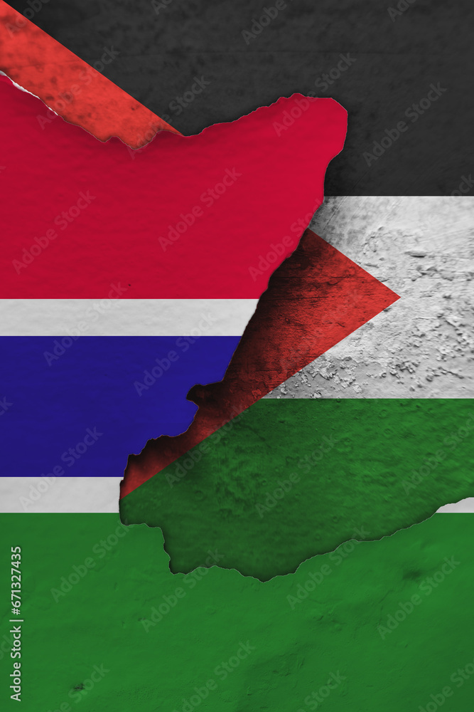 Relations between gambia and palestine.