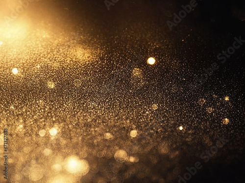 Abstract Christmas background and texture with light bokeh, Gold,red,blue,orange gradient background.