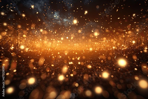 Enliven Your Designs with a Background of Generated Sparks