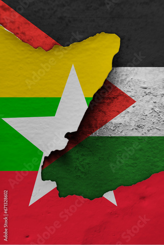Relations between myanmar and palestine.