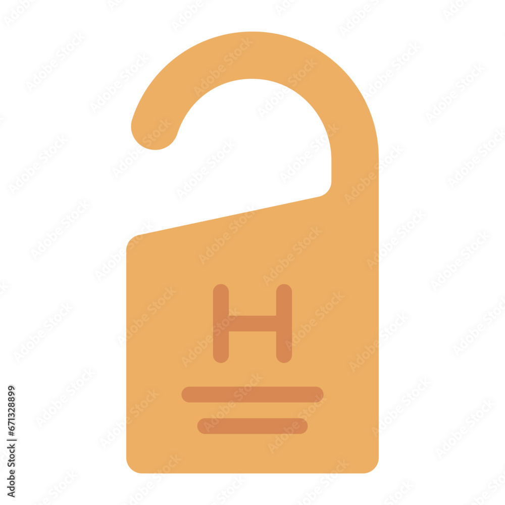 Door Hanger flat icon