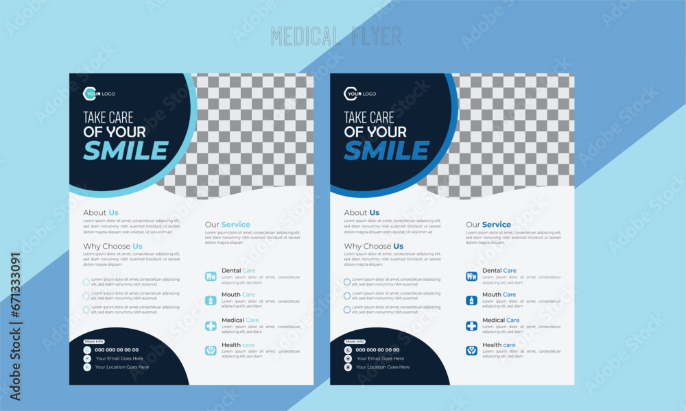 Business flyer template corporate design. Business flyer template corporate design.