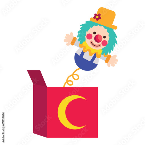 prank box fools day isolated