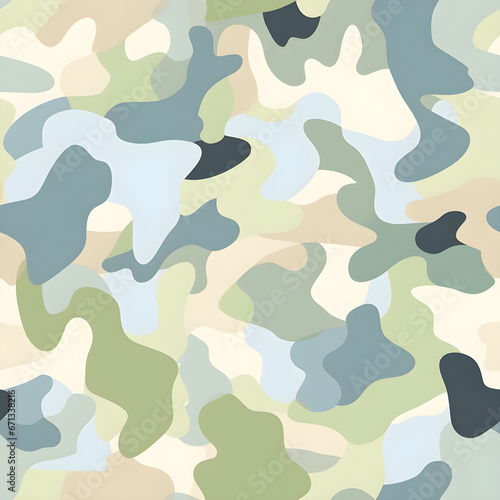 Desert camouflage military pattern pastel color, Vector camouflage pattern background for graphic design.