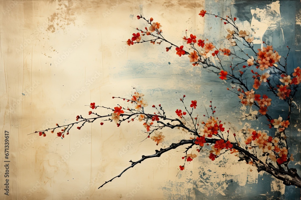 Sakura-Inspired Paper Craft Japanese Cherry Blossom Art