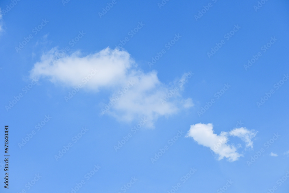 beautiful blue sky and white fluffy group of clouds with sunrise in the morning, natural background beautiful blue sky and white fluffy group of clouds with sunrise in the morning, natural background