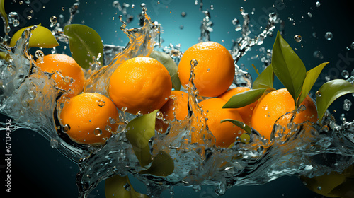Orange business shooting close-up PPT background poster wallpaper web page
