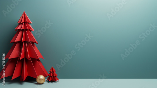 AI art  Christmas themed background クリスマスがテーマの背景