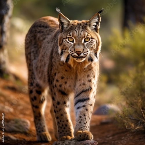 Majestic Lynx: A Glimpse into the Wild © luckynicky25