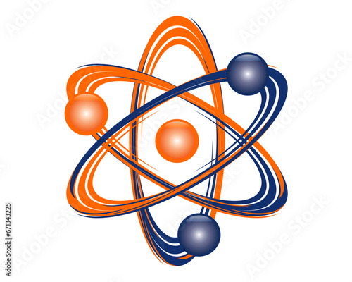 atom model vector