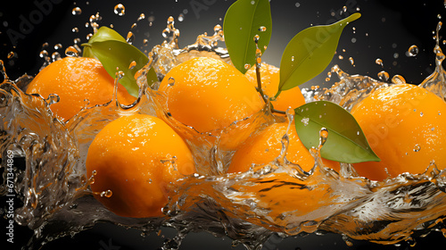 Citrus commercial shooting close-up PPT background poster wallpaper web page