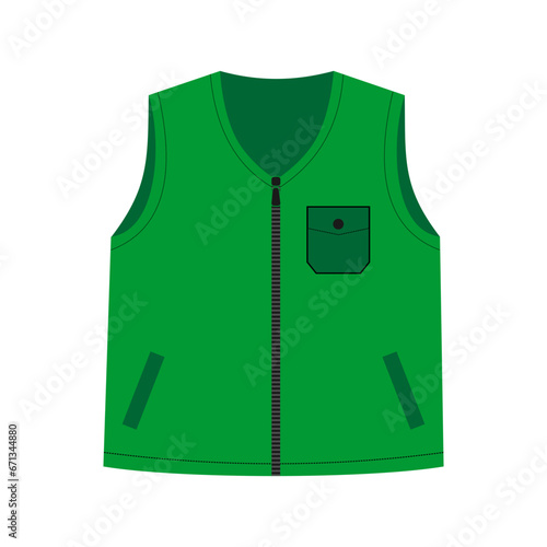 Template full zip sweater vest