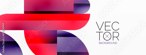 Abstract masterpiece formed by delicate interplay of circles, squares, and triangles. Geometric elements converge in harmonious chaos, evoking sense of modern creativity. Symphony of shapes