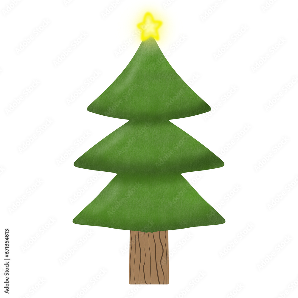 Obraz premium Christmas tree