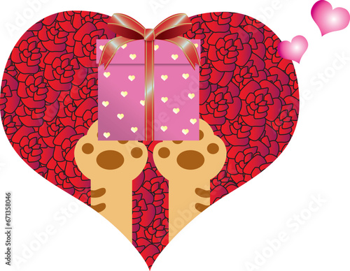 ネコのプレゼント
