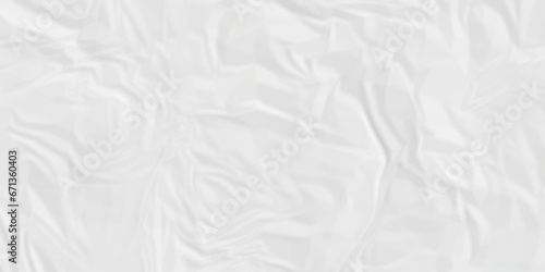 Old white crumpled paper sheet background texture. Crumpled paper texture and White crumpled paper texture crush paper so that it becomes creased and wrinkled.