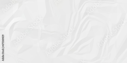 Old white crumpled paper sheet background texture. Crumpled paper texture and White crumpled paper texture crush paper so that it becomes creased and wrinkled.