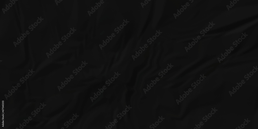 Dark black wrinkled paper crumpled texture. black fabric textured crumpled black paper background. panorama black paper texture background, crumpled pattern texture background. Dark black wrinkled paper crumpled texture. black fabric textured crumpled black paper background. panorama black paper texture background, crumpled pattern texture background.