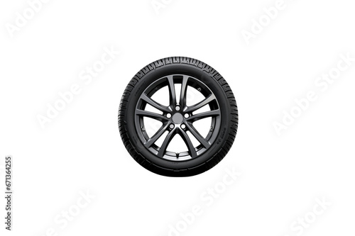 New wheels and tires transparent background