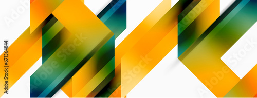 Dynamic minimalist abstraction with play of straight gradient lines. Interplay of colors and precise alignment creates an ever-moving tapestry, offering both simplicity and visual allure
