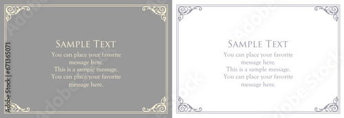 アンティークフレーム素材