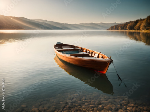 A solace and loneliness at lake