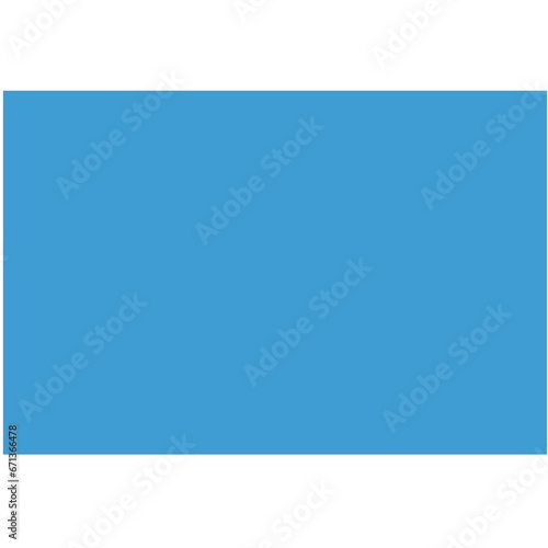 Digital png illustration of blue rectangle with copy space on transparent background