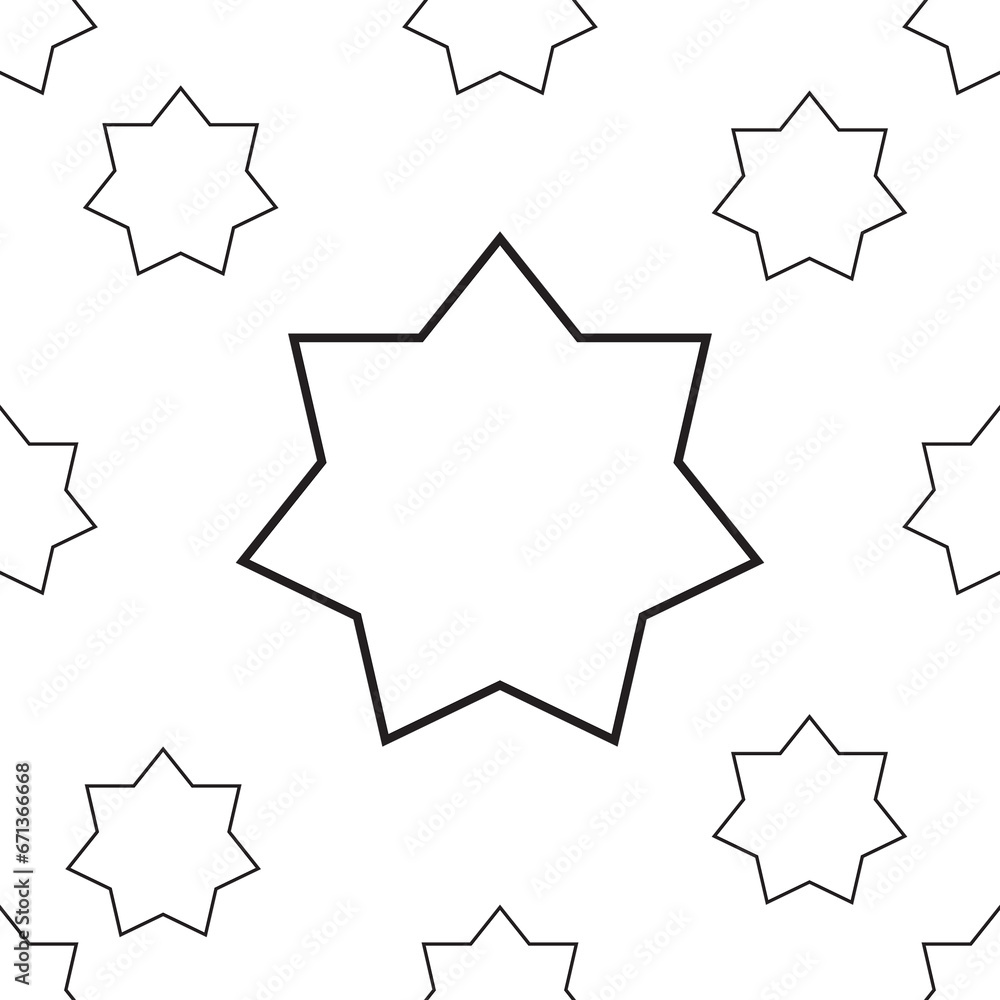 Digital png illustration of white stars with black outline pattern on transparent background Digital png illustration of white stars with black outline pattern on transparent background