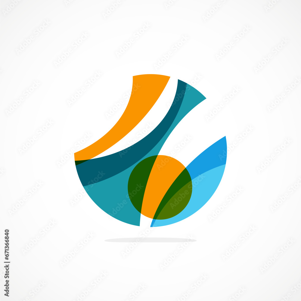 Abstract circle logo, dynamic aesthetic. Simplicity suggests connectivity, fluidity, and energy, making it a versatile choice for brands seeking a modern, visually engaging identity Abstract circle logo, dynamic aesthetic. Simplicity suggests connectivity, fluidity, and energy, making it a versatile choice for brands seeking a modern, visually engaging identity