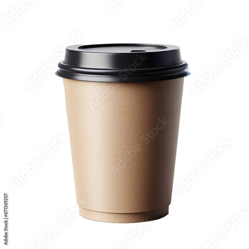 Blank take away coffee cup
