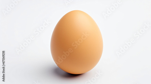 Chicken egg isolated on white background 