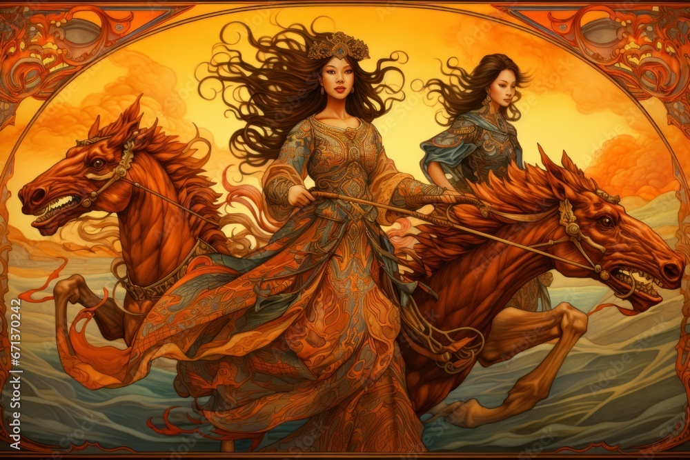 Legendary Phoenix Riders - Generative AI Legendary Phoenix Riders - Generative AI