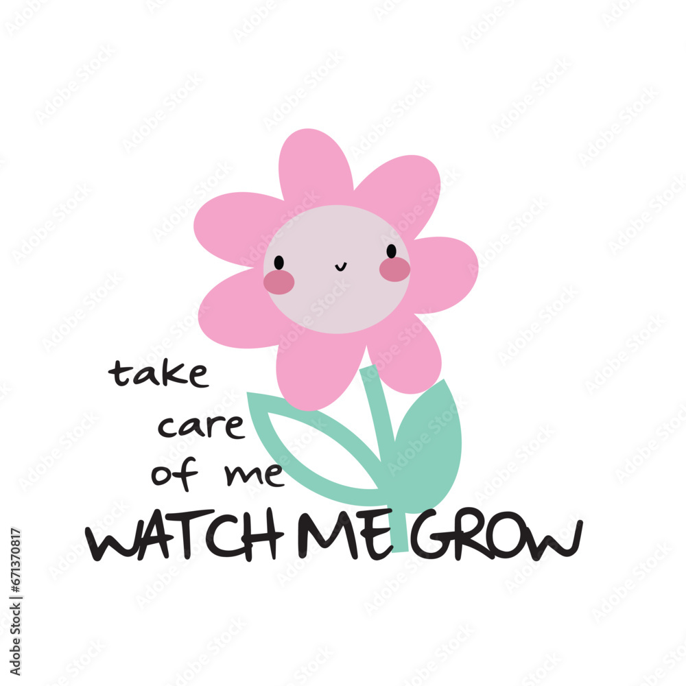 little cute flower pink t shirt print- vector art little cute flower pink t shirt print- vector art