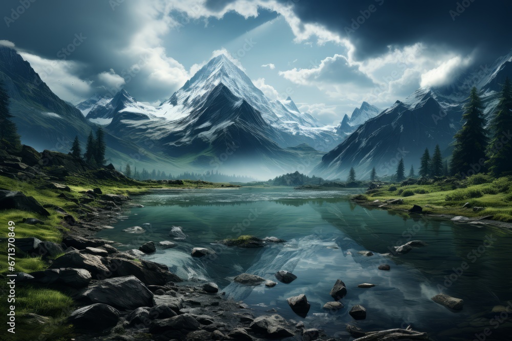 High-resolution 4K wallpaper breathtaking landscape