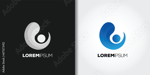abstract wave logo