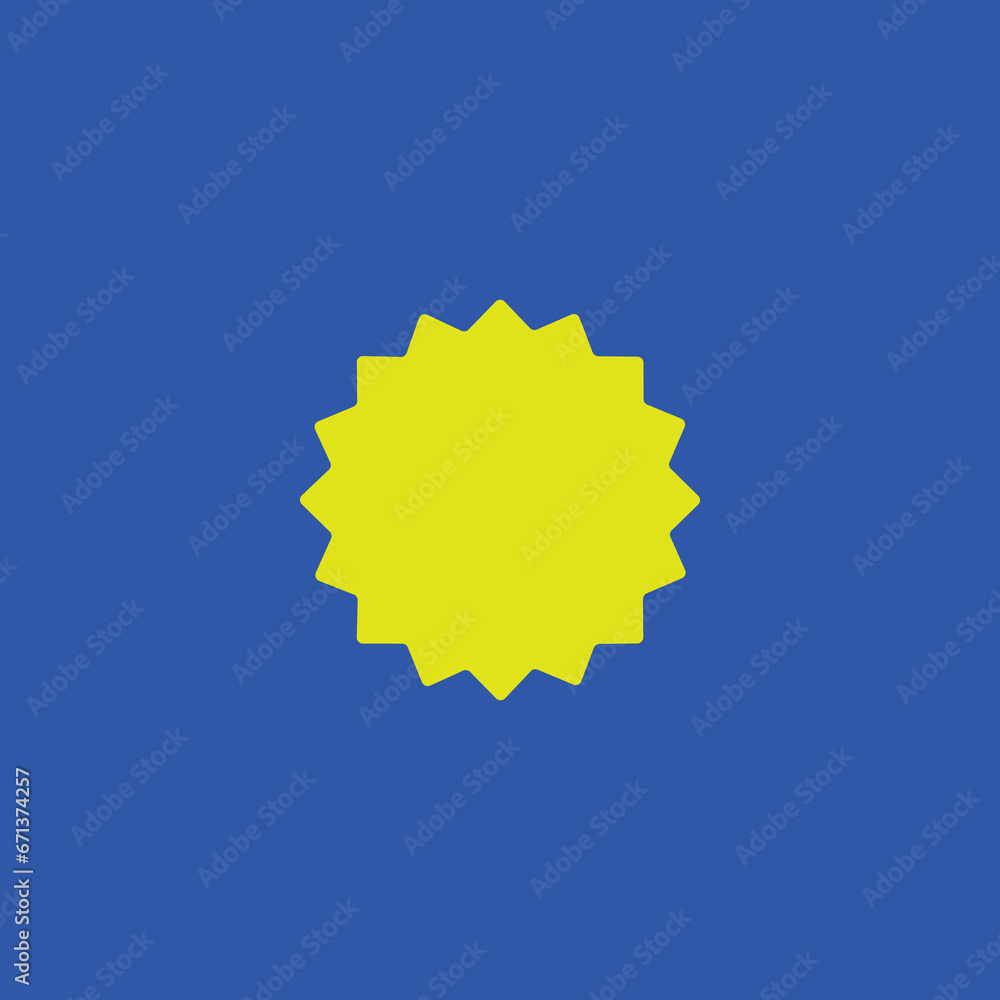 star icon vector on blue background star icon vector on blue background