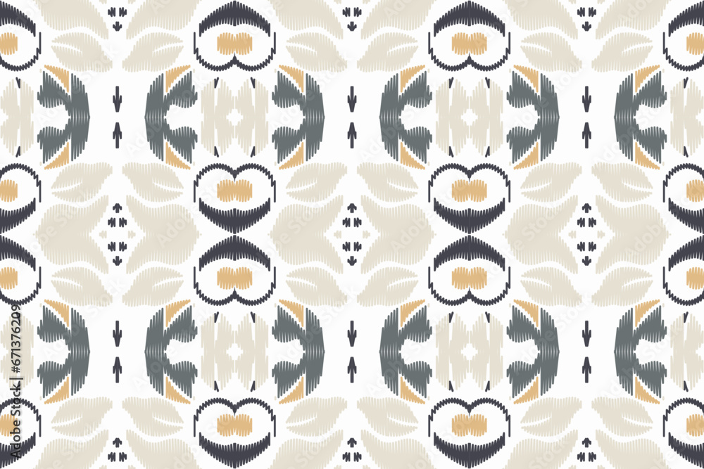 Ethnic pattern background. traditional pattern background It is a pattern created by combining geometric shapes. Create beautiful fabric patterns. Design for print. Using in the fashion industry.