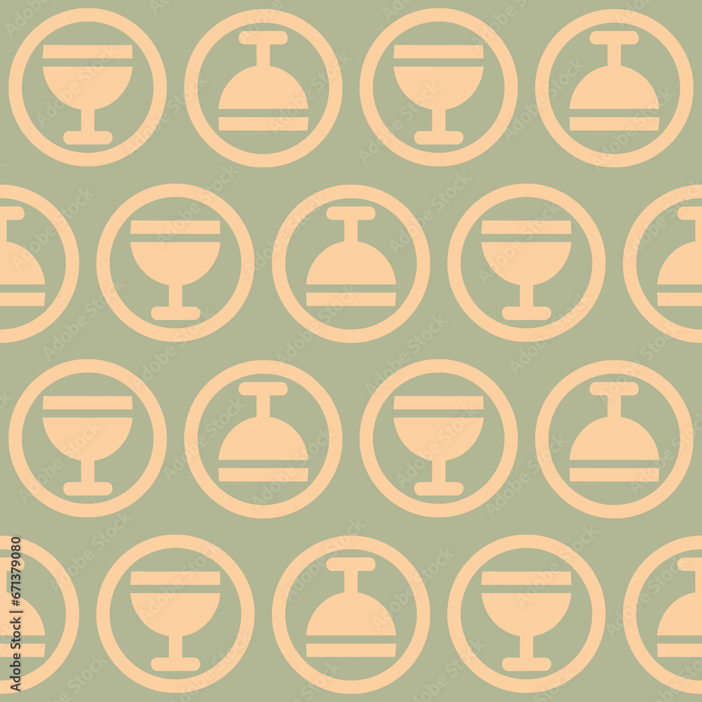 A geometric figure that is a seamless pattern. A geometric figure that is a seamless pattern.