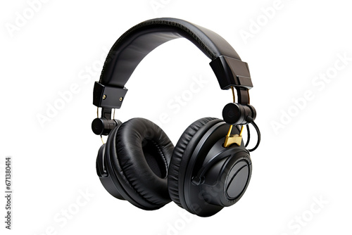Headset for music on a white background © twilight mist