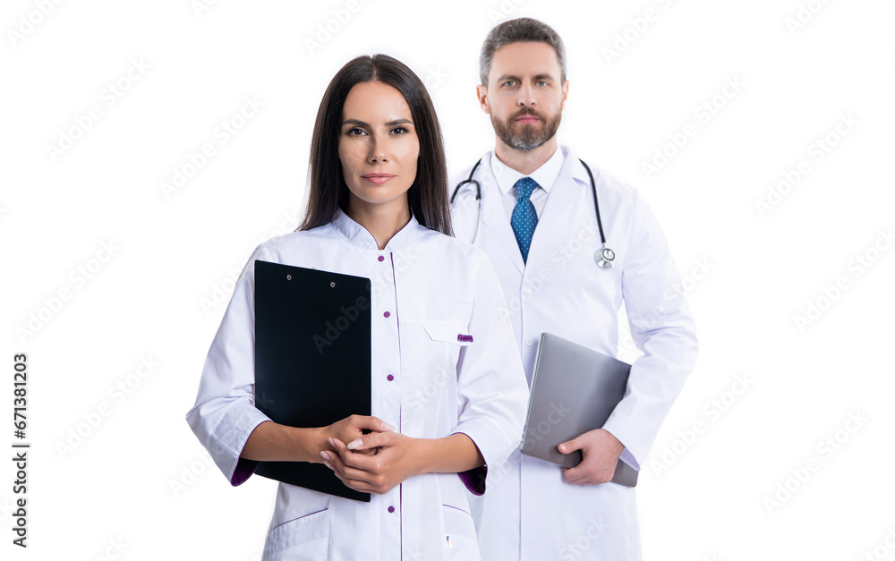prescriber physician with nurse. prescription. medicine and healthcare. doctor at hospital. doctor hold medical prescription. doctor internist with clipboard isolated on white. checklist prescriber physician with nurse. prescription. medicine and healthcare. doctor at hospital. doctor hold medical prescription. doctor internist with clipboard isolated on white. checklist