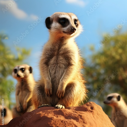 Charming Meerkats: Sociable Creatures of the Animal Kingdom