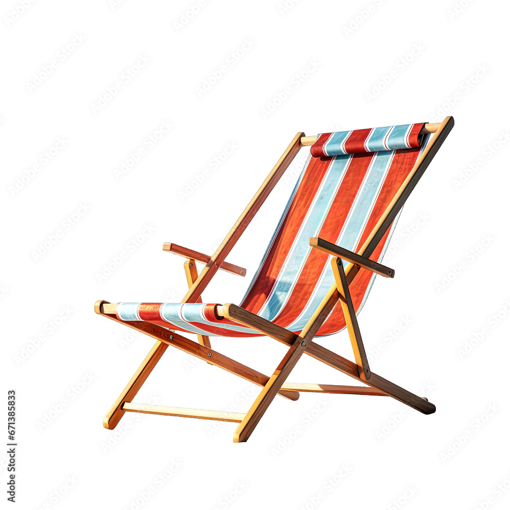 beach chair isolated beach chair isolated